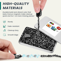 LovesTown magnetic beads with two magnets for versatile magnetic play.