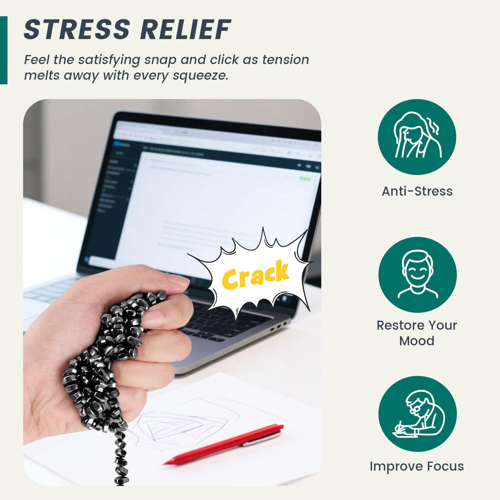 LovesTown magnetic rocks knead and stretch to ease daily tension.