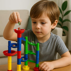 LovesTown marbles support marble runs and creative experiments.