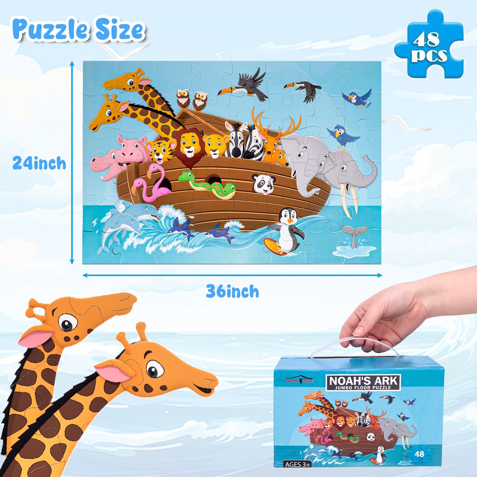 LovesTown Montessori-inspired toy: supports hand-eye coordination and cognitive skills through playful exploration.