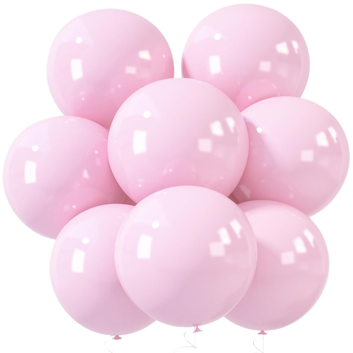LovesTown pastel pink 18in balloons for a baby shower backdrop