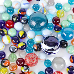LovesTown planet marbles gift box with space-themed glass marbles for play and display