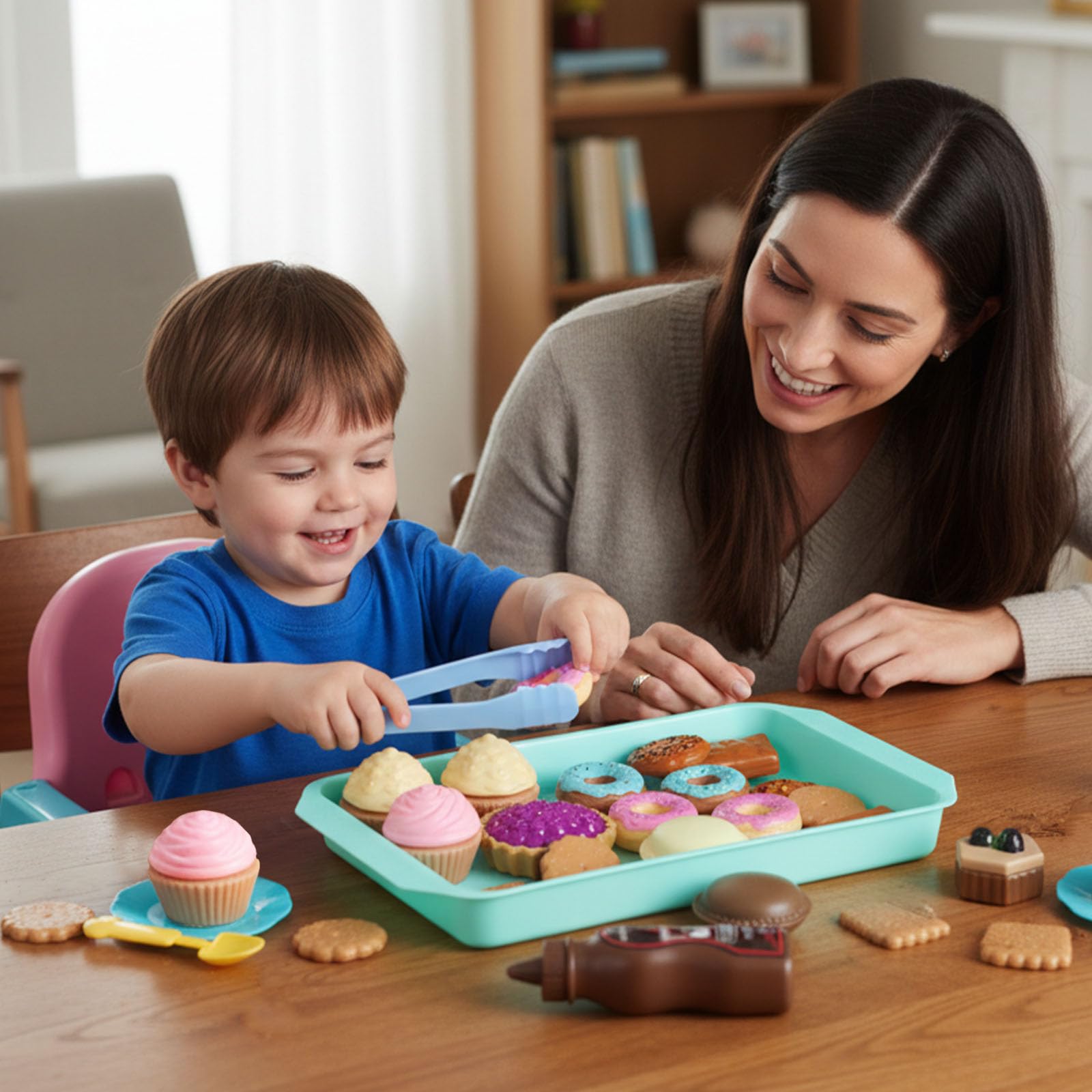 Lovestown pretend-play desserts chocolate bar for quick, delightful pretend food in play kitchens