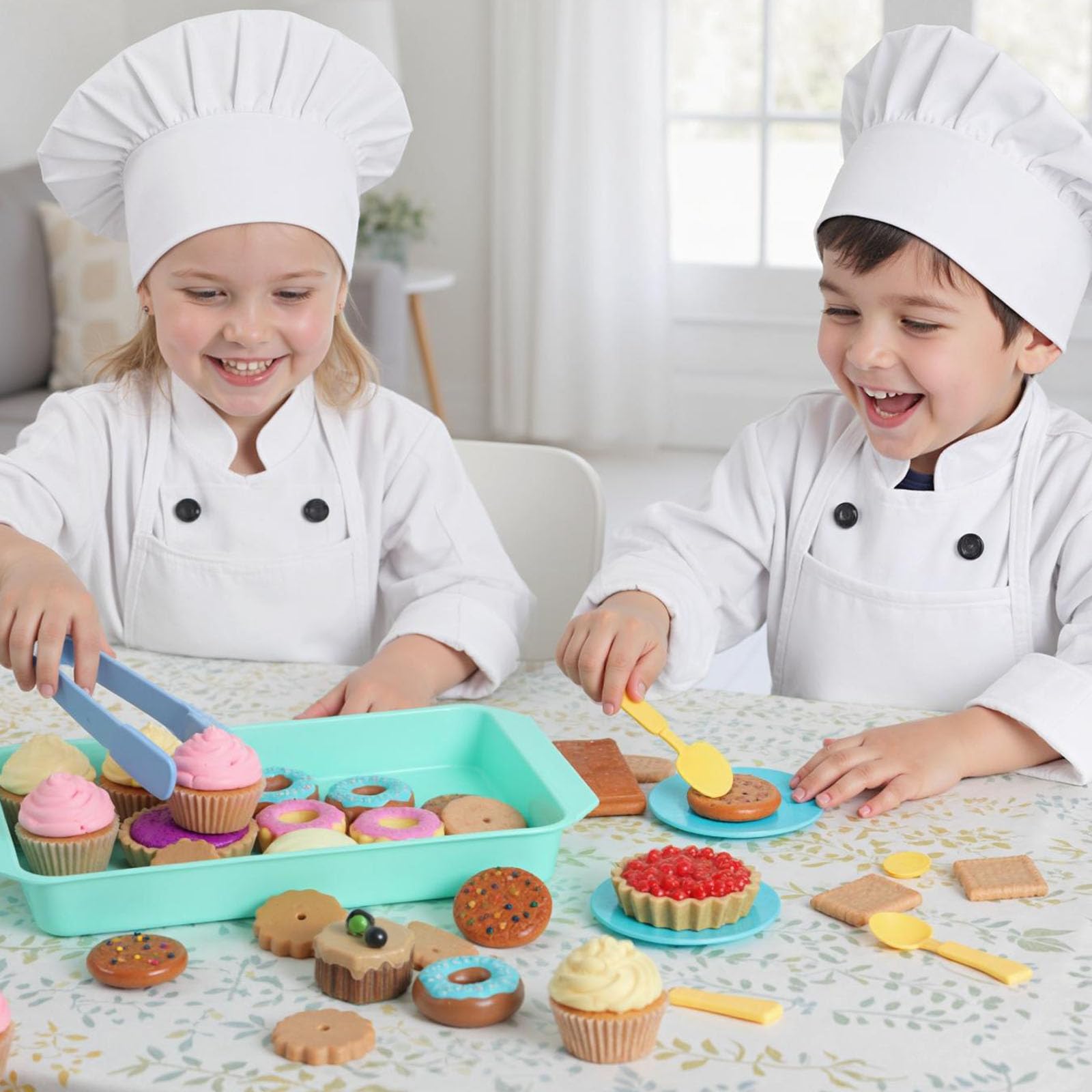 Lovestown pretend-play desserts chocolate syrup bottle adds drizzle detail to dessert play scenarios