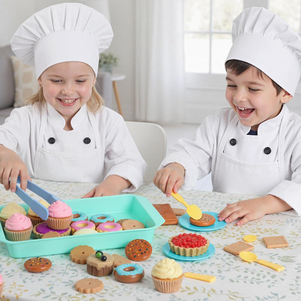 Lovestown pretend-play desserts chocolate syrup bottle adds drizzle detail to dessert play scenarios