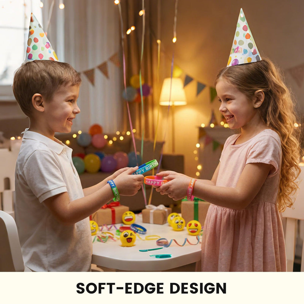 LovesTown soft silicone bands provide comfortable wear for kids and adults alike.