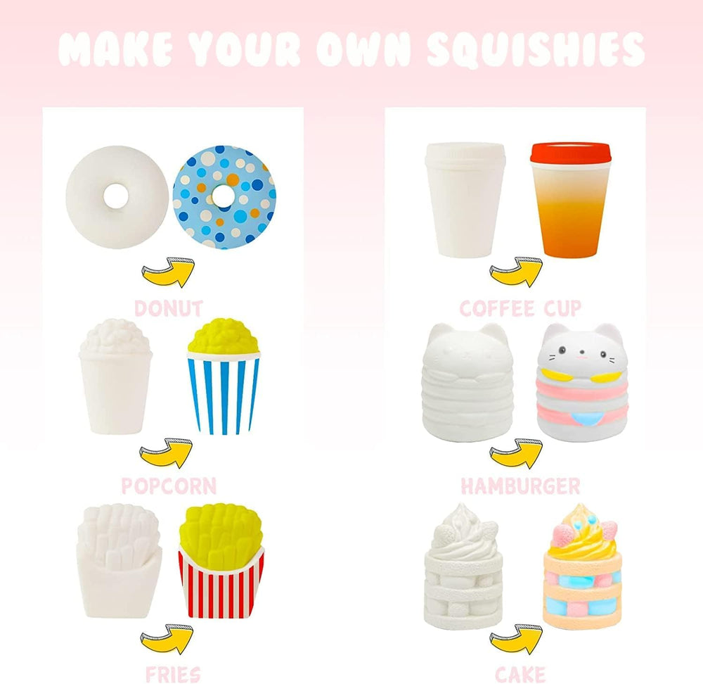 LovesTown french fries paintable squeeze toy for colorful customization