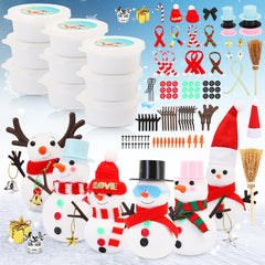 LOVEXIRAN 9-pack snowman kit packaging for a family craft session