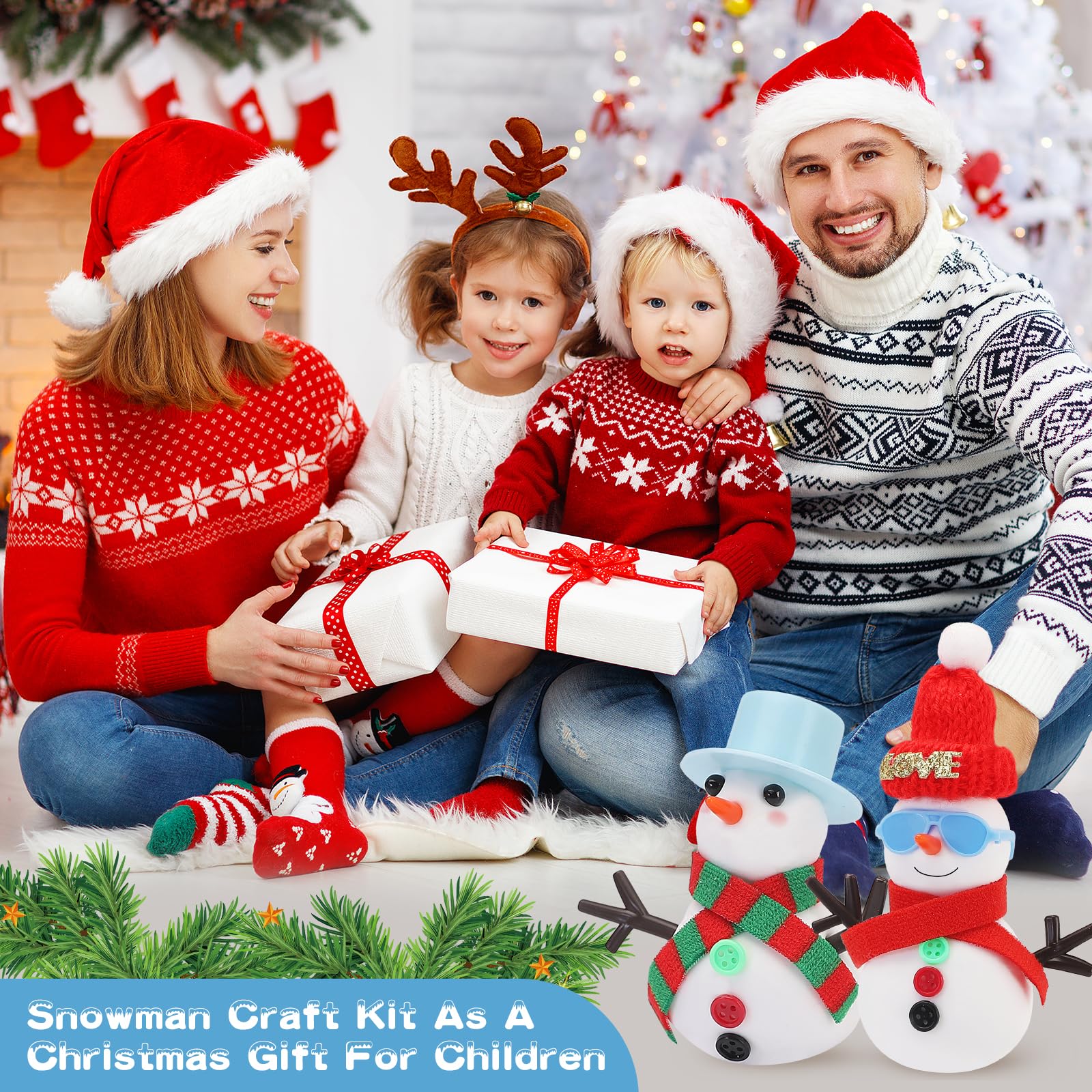 LOVEXIRAN snowman kit for classroom or home party