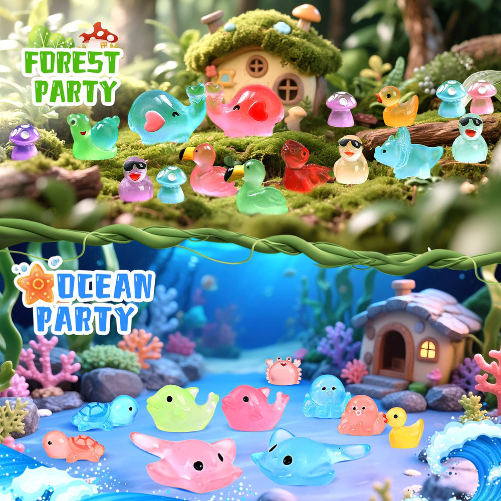 LOVEXIRAN glow-in-the-dark snail figure glows softly for whimsical fairy gardens