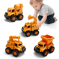Lovinkiki 4-in-1 cement mixer toy for toddlers promotes imaginative play and motor skills.