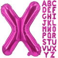 Lovoir 40-inch hot pink X balloon, uninflated, ready for quick setup.