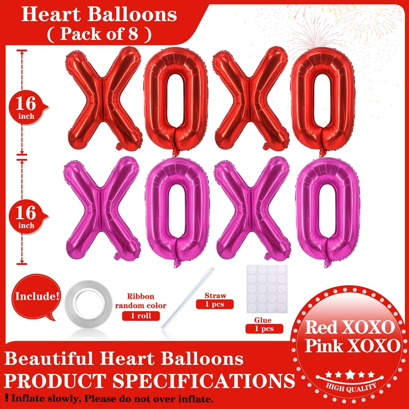 Lovoir foil balloon closeup showing durable aluminum film shine for celebrations.