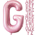 Lovoir pink letter G balloon for bold birthday decor and photo moments