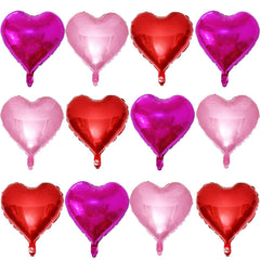 Lovoir red heart foil balloon 18in for romantic Valentine decor