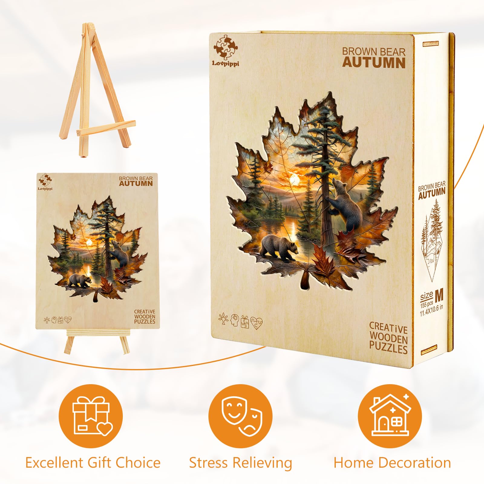 Lovpippi family-friendly puzzle perfect for evenings with friends and relatives.