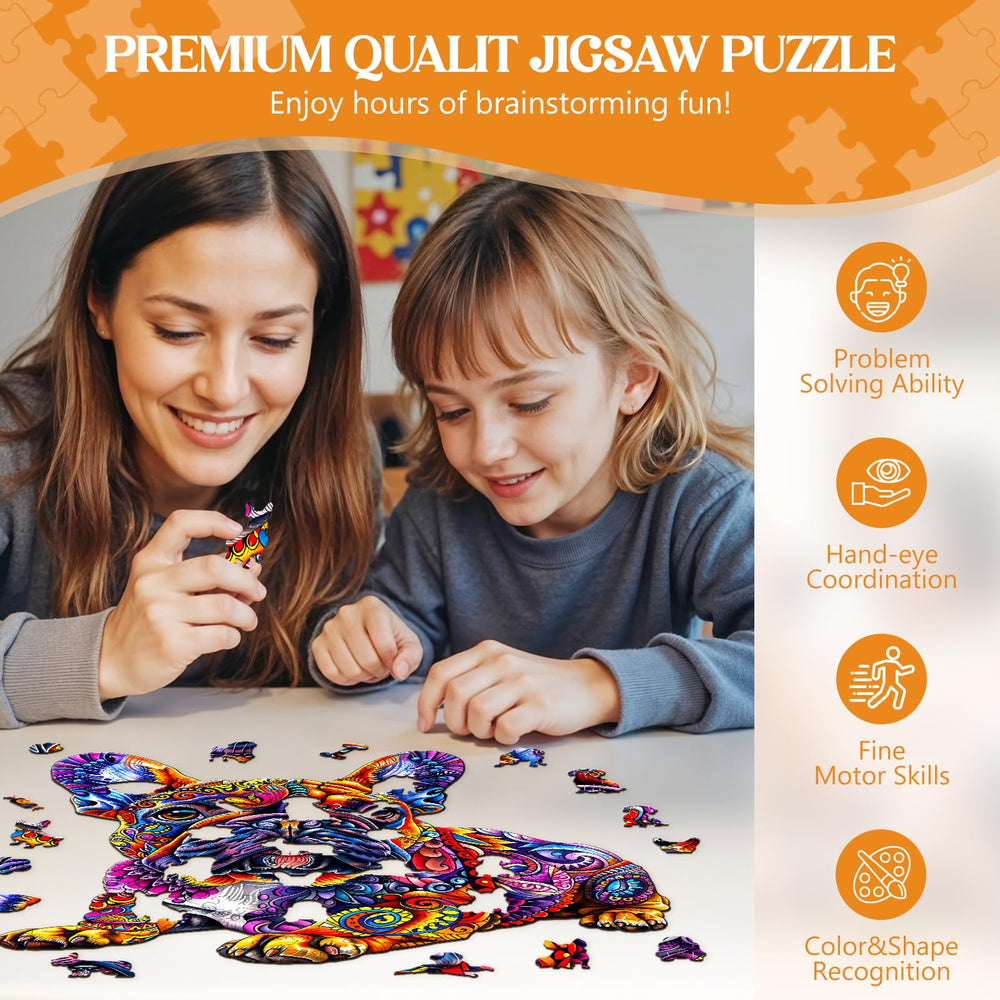 Lovpippi gift-ready puzzle packaging – beautifully packaged for birthdays and holidays.