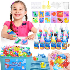 Lovyi Magic Water Elf Toy Kit front view for creative squishy making.