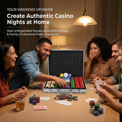 LOYCHIP game night setup ready for two to ten players and social play.