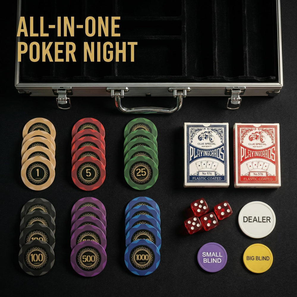 LOYCHIP denominations with clear numerals aid quick betting decisions.