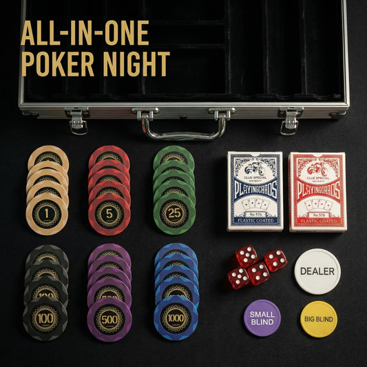 LOYCHIP denominations with clear numerals aid quick betting decisions.