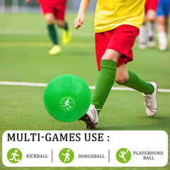 LOYNYE dodgeball with bright red and blue colors for visibility