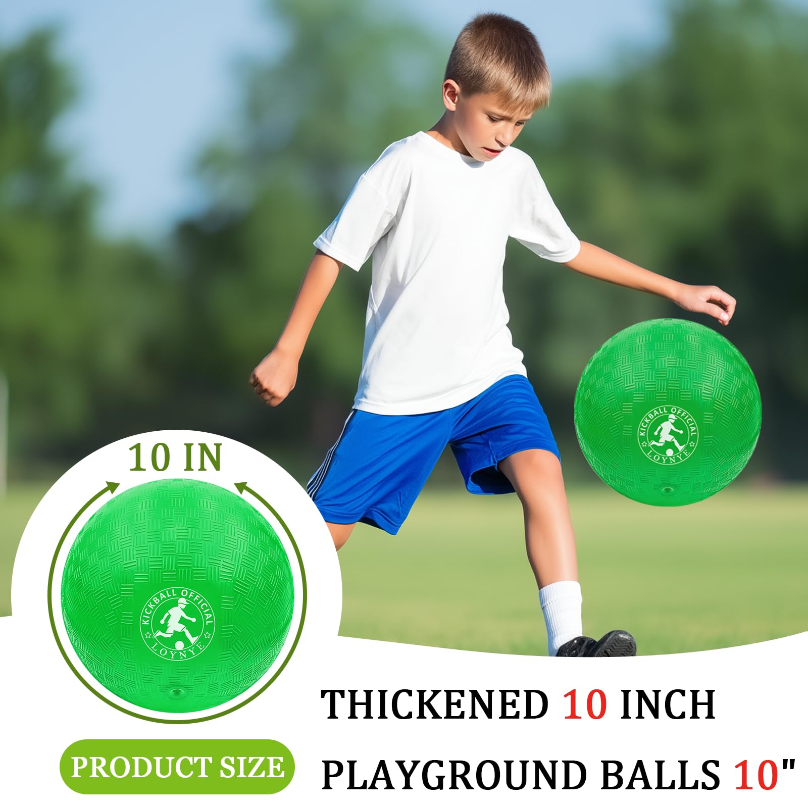 LOYNYE dodgeball ball with non-slip texture for secure grip
