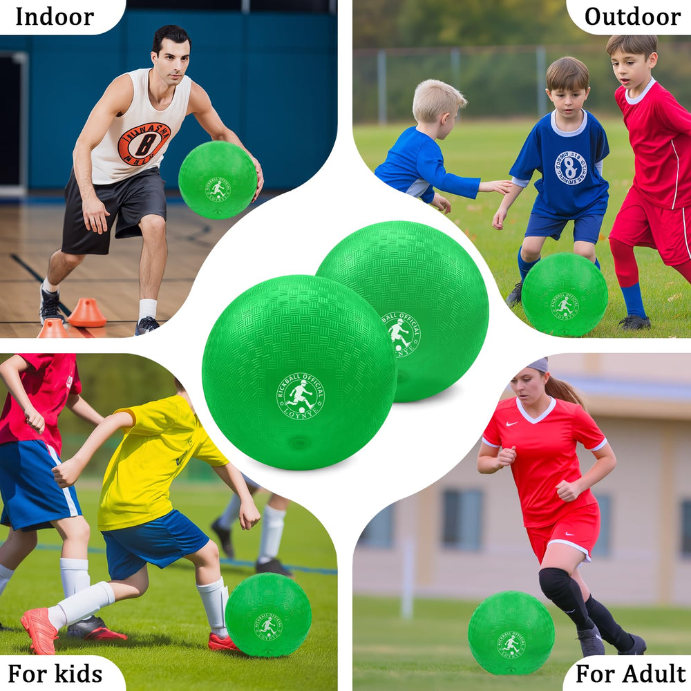 LOYNYE playground ball set includes pump for quick setup