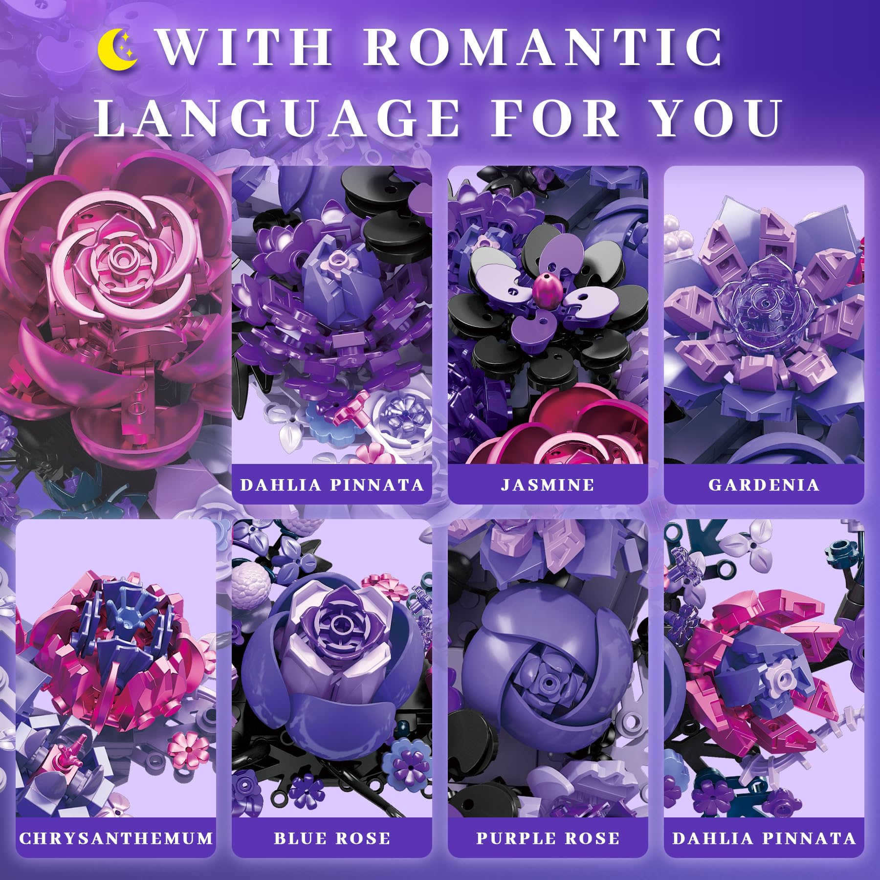 Loyratche eternal black moon bouquet offers a thoughtful gift option for loved ones.