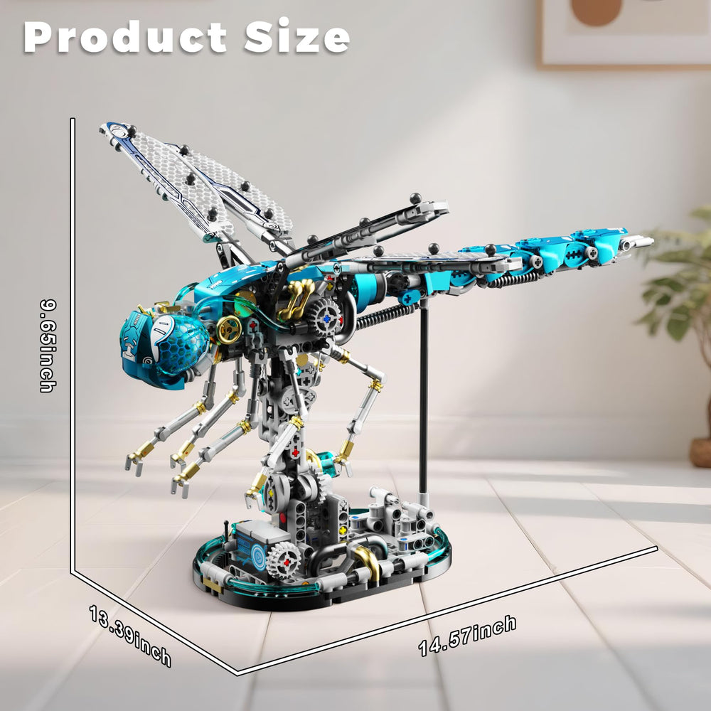 Loyratche dragonfly display stand for elegant desk presentation.