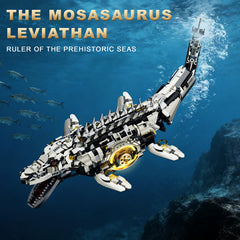 Loyratche Mosasaurus display stand keeps the model secure on a desk
