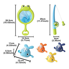 LOYUEGIYO bath-time set offers imaginative water games for kids.