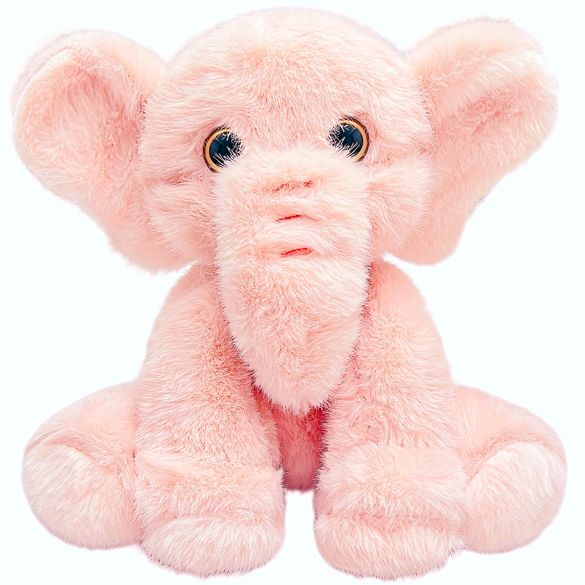 LoYuSenn 10-inch pink elephant plush for cuddling and bedtime comfort.