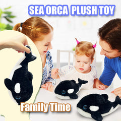 LoYuSenn orca soft cuddly toy, safe for kids