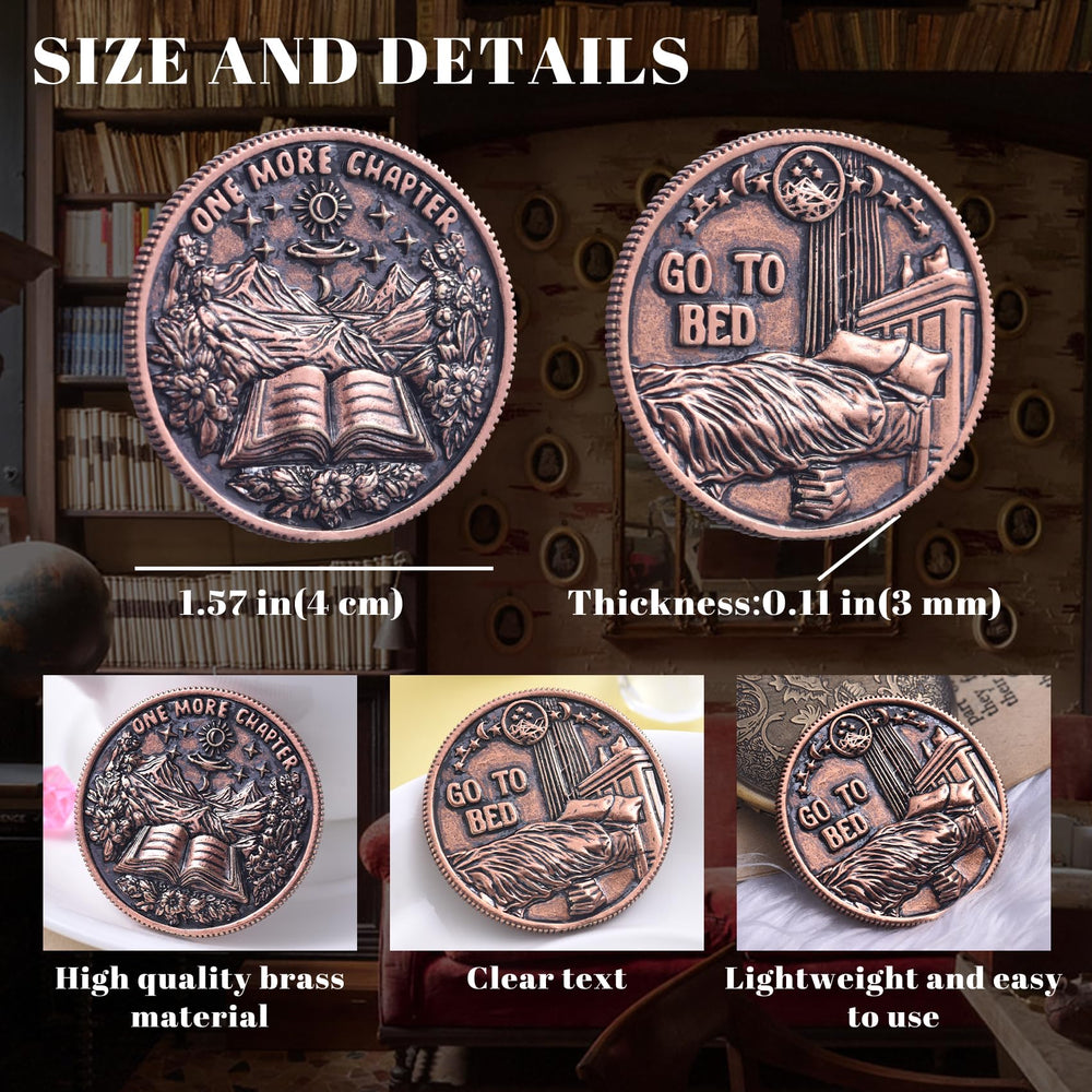 LParkin Bookish coins gift packaging clearly ready-to-gift for readers.