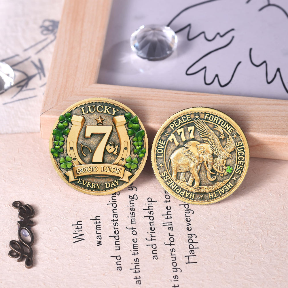 LParkin collectible yet functional coin doubles as a scratcher and display piece.