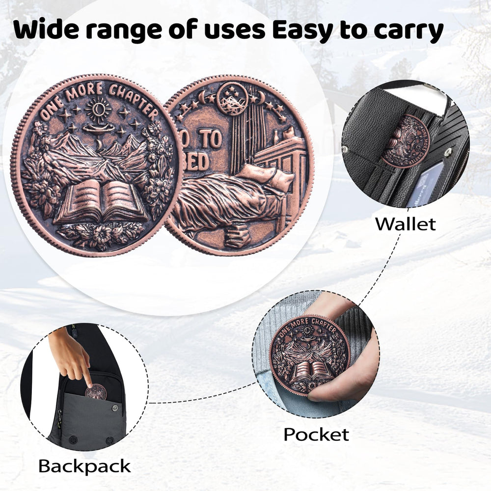 LParkin Engraved scenes on coin celebrate beloved novels and decorative artistry.