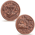 LParkin One More Chapter coin front engraving with scenes for book lovers.