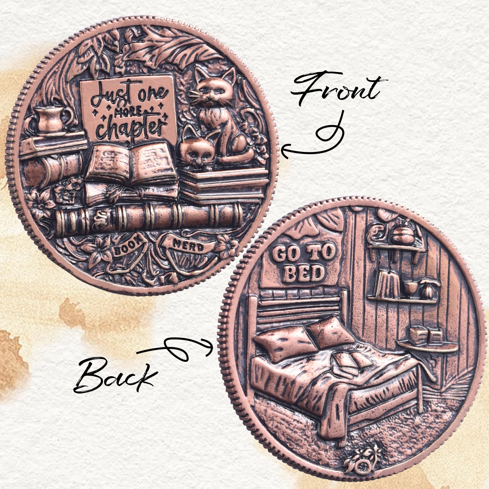 LParkin solid copper coin feels sturdy and heirloom-ready.