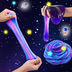 LPFEZRS Mini Galaxy Slime Kit stress-relief for kids with tactile relaxation