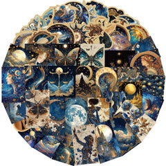 LQFMAY astronomy constellations stickers for notebooks with fine detail