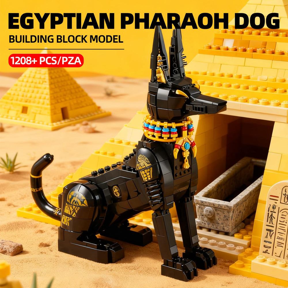 LQPFBSM Anubis jackal head detail enhances realism for history-inspired decor.
