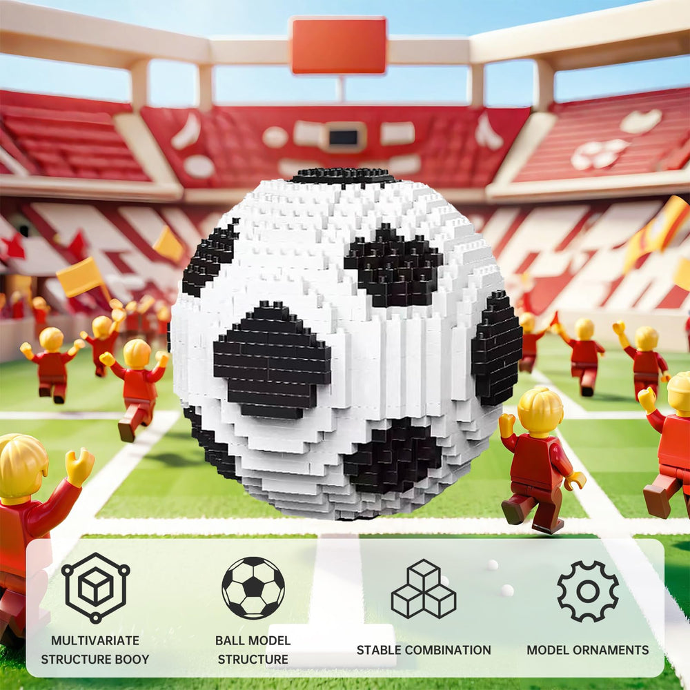 LQPFBSM desktop soccer model enhances office decor with sporty charm.