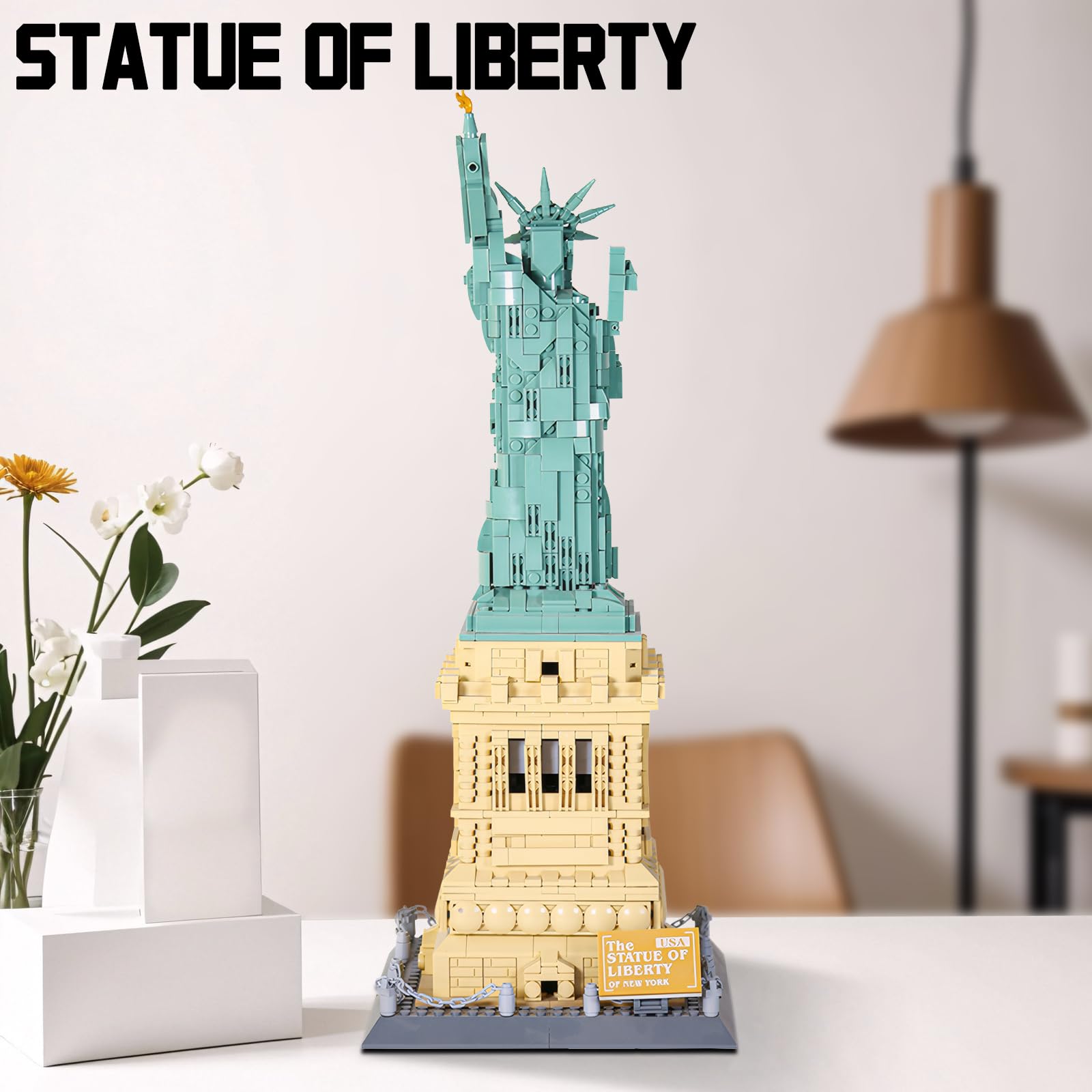 LQPFBSM Statue of Liberty face-texture close-up, enhances storytelling in playtime.