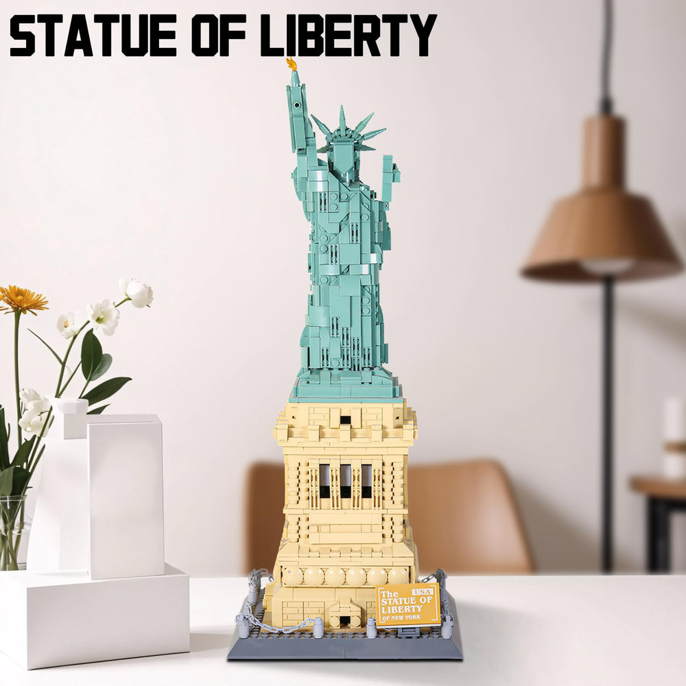 LQPFBSM Statue of Liberty face-texture close-up, enhances storytelling in playtime.