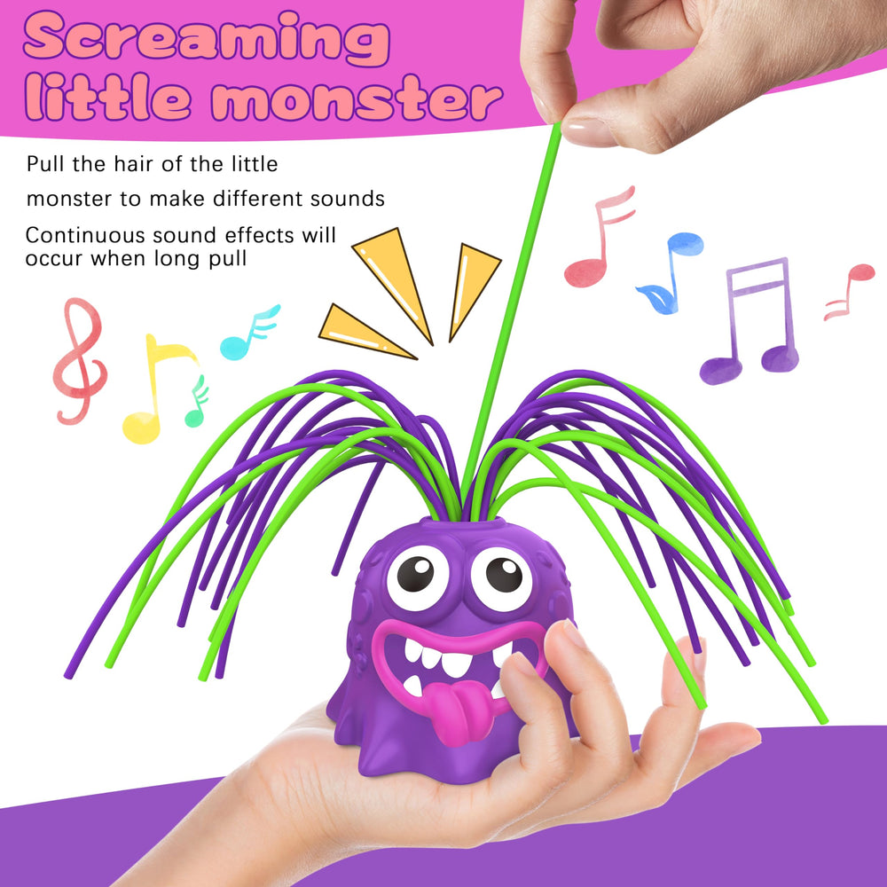 Lreall anti-stress fidget monster made of soft rubber for safe play.