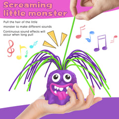 Lreall anti-stress fidget monster made of soft rubber for safe play.