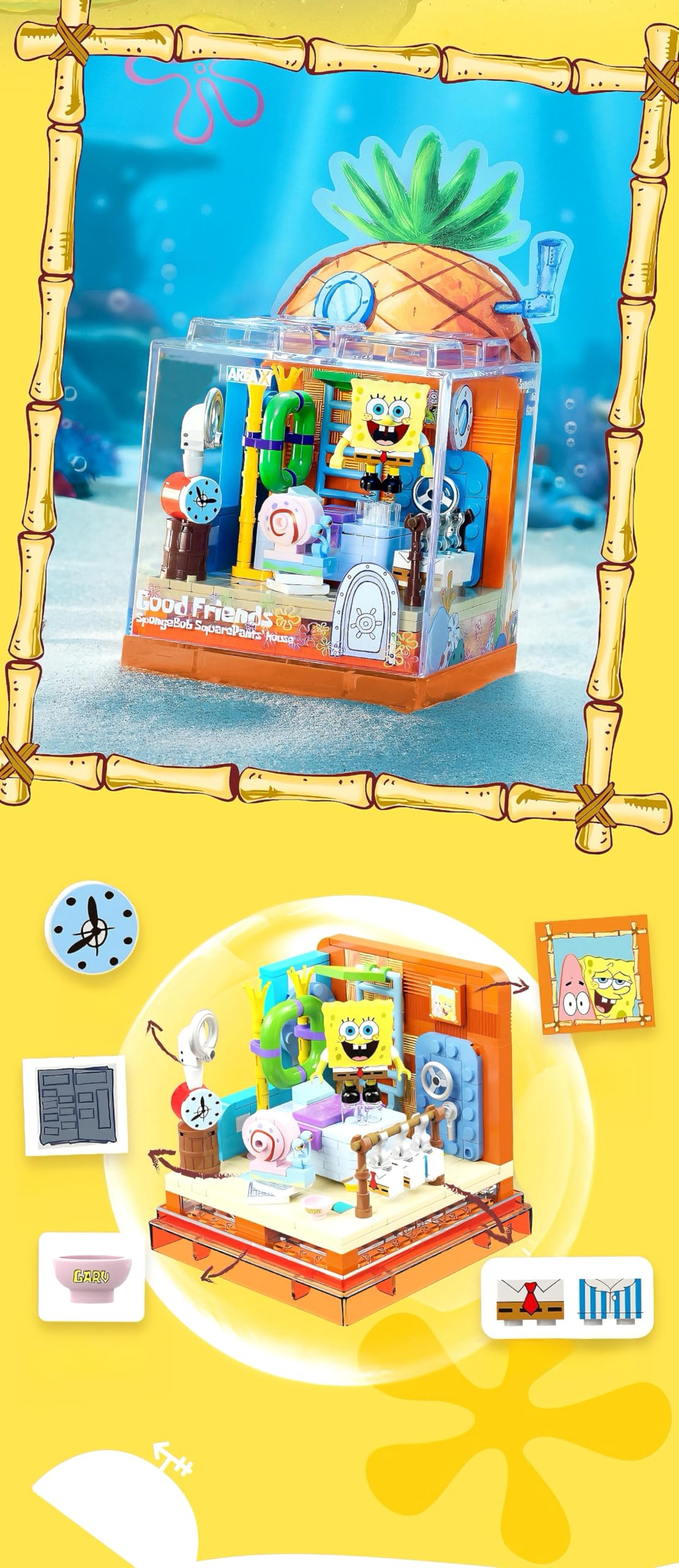 Lreyrous Pineapple House colorful pieces inspire varied builds and scenes.