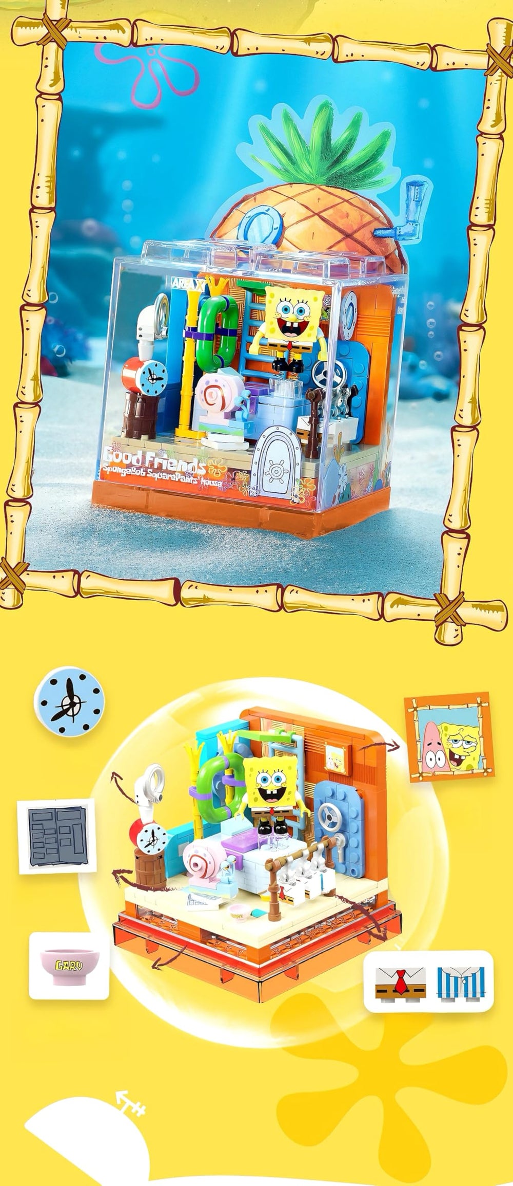 Lreyrous Pineapple House colorful pieces inspire varied builds and scenes.