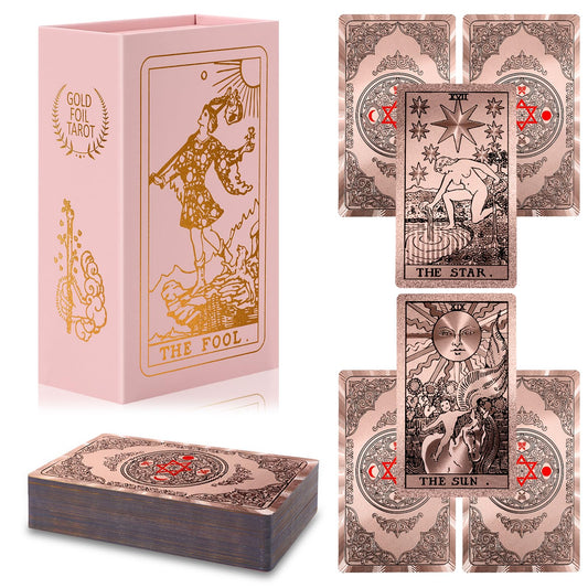 lrjrizzo waterproof tarot cards with meanings on them, front pattern for clear readings
